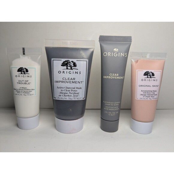 4 Mini Origins Clay Masks - Picture 1 of 3